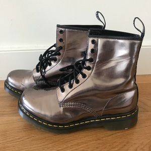 Silver Dr. Martens